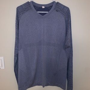 Men’s Lululemon Medium Long Sleeve Shirt Blue